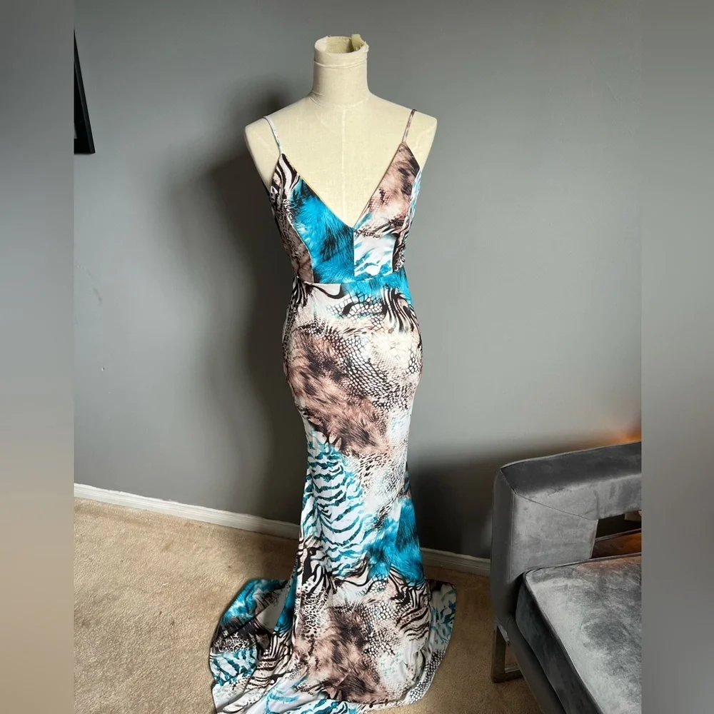 Long Summer Evening Dress - Picture 1 of 3